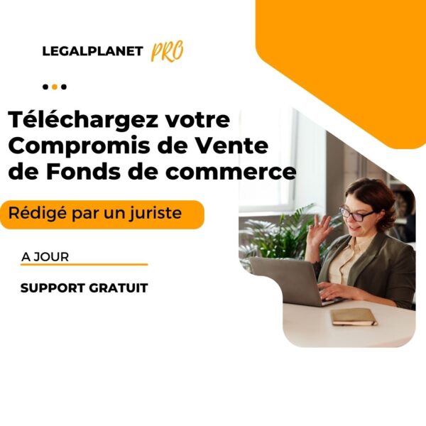 Compromis de vente Fonds de commerce